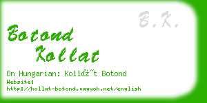 botond kollat business card